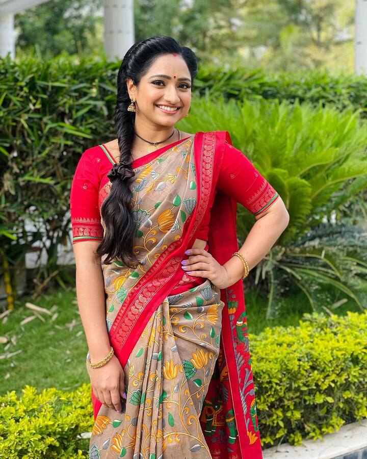 'త్రినయని' ఆషిక గోపాల్ పదుకొనె (Image Credit: Aashika Gopal Padukone Actress/Instagram)