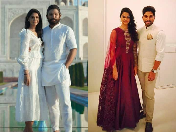 Allu Arjun Wife Pics: साउथ एक्टर अल्लू अर्जुन ने अपनी दमदार एक्टिंग से ना सिर्फ देश बल्कि विदेशों में तगड़ी फैन फॉलोइंग बनाई है. आज हम आपको ‘पुष्पा’ की रियल लाइफ ‘श्रीवल्ली’ से मिलवा रहे हैं.