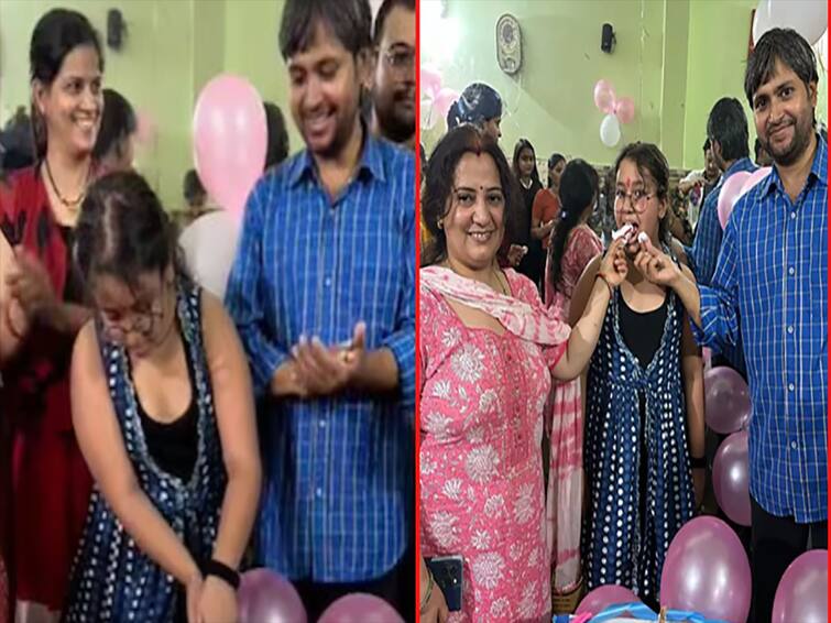 Father celebrates his daughters first period in uttarakhand நெகிழ்ச்சி... மகளின் முதல் மாதவிடாய்; கேக் வெட்டிக் கொண்டாடிய தந்தை!