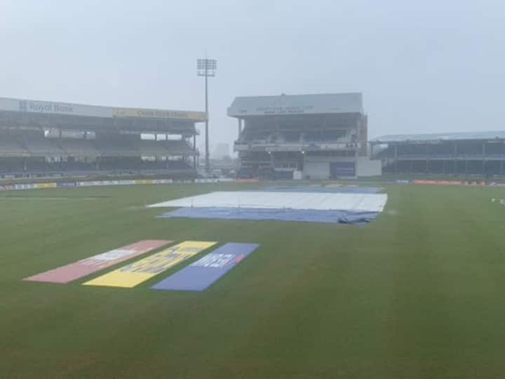 india vs west indies raining at port of -spain 2nd test 5th day port of spain trinidad weather update IND vs WI: भारत-विडिंज यांच्यातील दुसऱ्या कसोटीच्या अखेरच्या दिवशी पावसाचे संकट, पाहा लेटेस्ट अपडेट