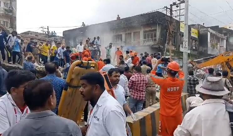 junagadh building collapsed Rescue operation started  4 died   Junagadh: જૂનાગઢમા ઇમારત ધરાશાયી , 4 લોકોના મૃતદેહ મળ્યા