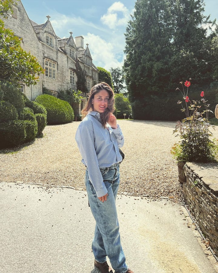 Kareena has been sharing many pictures from Europe, where they have been vacationing for a while now. (Image: Instagram/@kareenakapoorkhan)