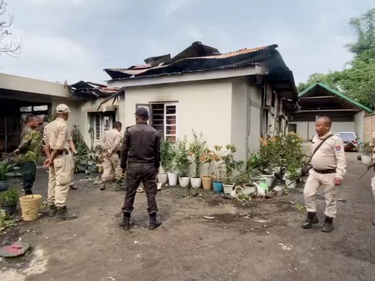 Manipur: Union Minister Ranjan Singh's House Attacked For Second Time In 2 Months Manipur: Union Minister Ranjan Singh's House Attacked For Second Time In 2 Months