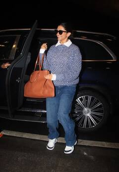 Deepika -Alia -Ranveer Pics: एयरपोर्ट पर दीपिका पादुकोण ने स्वेटर लुक से बटोरी लाइमलाइट तो आलिया संग स्पॉट हुए रणवीर सिंह ने ब्लैक में की ट्विनिंग