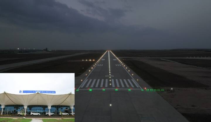 ગાંધીનગર: પ્રધાનમંત્રી મોદી 27 અને 28 જુલાઈ 2023ના રોજ ગુજરાતની બે દિવસીય યાત્રા પર છે. તેઓ 27મી જુલાઈ 2023ના રોજ ગુજરાતના પ્રથમ ગ્રીનફિલ્ડ એરપોર્ટ - હિરાસર ગ્રીનફિલ્ડ એરપોર્ટનું ઉદ્ઘાટન કરશે. આ માટે હાલ રાજકોટ જિલ્લા વહીવટી તંત્ર તેમજ એરપોર્ટ ઓથોરિટી દ્વારા તૈયારીઓનો ધમધમાટ શરૂ થઈ ગયો છે. ઉલ્લેખનીય છે કે, 7 ઓક્ટોબર 2017ના રોજ પ્રધાનમંત્રી મોદીએ જ ચોટીલા પાસે આવેલા હિરાસર ગામમાં આંતરરાષ્ટ્રીય એરપોર્ટના નિર્માણ અર્થે ભૂમિપૂજન કર્યું હતું. હવે સૌરાષ્ટ્ર તથા ગુજરાતના આર્થિક વિકાસની ઉડાનને નવી ગતિ આપનારા આ એરપોર્ટનું તેમના વરદહસ્તે લોકાર્પણ થવા જઈ રહ્યું છે, ત્યારે સૌરાષ્ટ્રના લોકોમાં ઉત્સાહનો માહોલ છે.