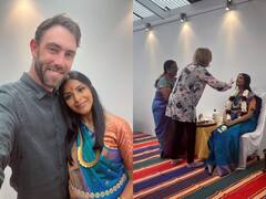 Glenn Maxwell: ‘தாய்மை வாழ்கென தூய செந்தமிழ்' தமிழ் முறைப்படி தனது மனைவிக்கு வளைகாப்பு நடத்திய மேக்ஸ்வெல்!