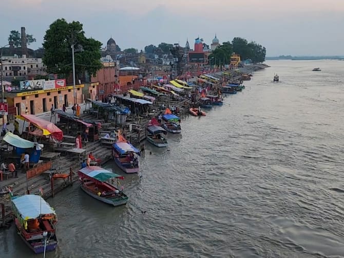 Cruise In Saryu River From Guptar Ghat To Naya Ghat Ayodhya Vision 2047  Special For Tourism ANN | UP News: सरयू नदी में नया घाट से गुप्तार घाट तक  चलेगा क्रूज, अयोध्या