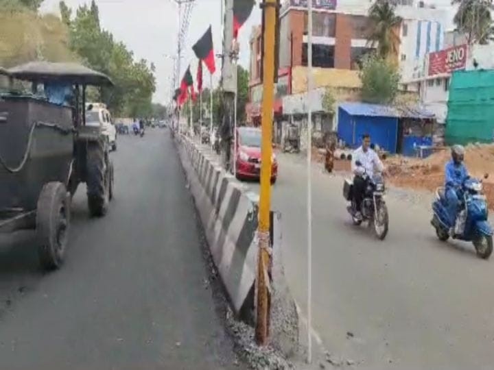 Trichy: முதல்வர் வருகையால் திருச்சி - திண்டுக்கல் சாலையை அவசர அவசரமாக புதுப்பிக்கும் அதிகாரிகள்