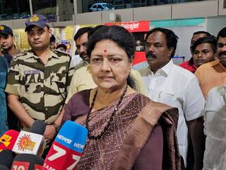 ’தமிழகத்தில் அதிமுக தான் சிறந்த எதிர்க்கட்சி; விரைவில் இணைவோம்’ -வி.கே.சசிகலா பரபரப்பு பேட்டி