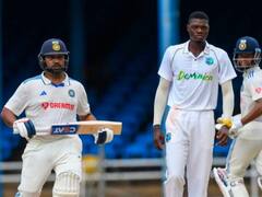 WI vs IND: Rohit Sharma Hits Fastest Fifty In His Test Career, Puts India In Commanding Position