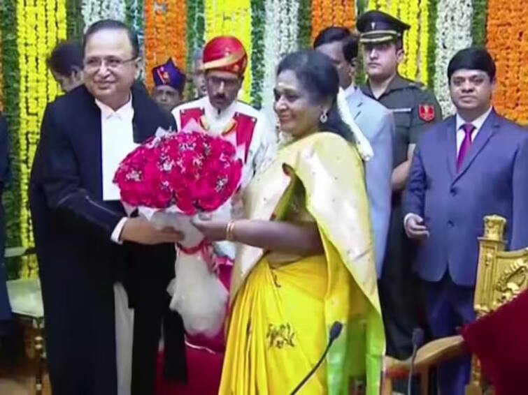 Justice Alok Aradhe Sworn In As Chief Justice of Telangana High Court Justice Alok Aradhe Sworn In As Chief Justice of Telangana High Court