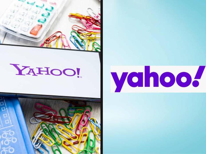 Yahoo — Yahoo's logo was redesigned in 2013, which featured finer letters and more delicate lines. It was also three-dimensional. But the latest Yahoo logo redesign was made by the Pentagram agency in 2019. Currently, the wordmark features lowercase lettering in a bolder typeface. Meanwhile, the purple colour continues to remain the same but in a brighter, more stylish tone. The iconic exclamation sign is italicised. (Source: Getty/Yahoo)
