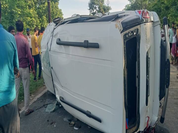 Nalanda News Three people died in road accident of car going to Malmas fair in Bihar ann Road Accident: नालंदा में अनियंत्रित होकर गाड़ी पलटी, मलमास मेला जा रहे 3 लोगों की हुई मौत, कई घायल, एक ही परिवार के थे सभी