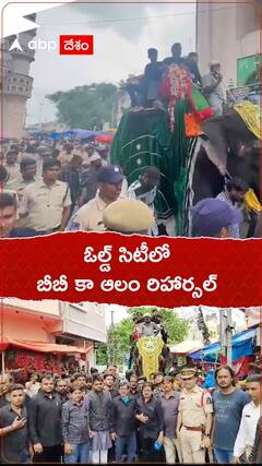 బీబీ కా ఆలం రిహార్సల్ ఊరేగింపు