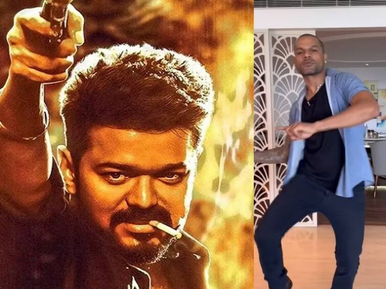 Cricketer Shikhar Dhawan Dance for Vijay LEO Naan Ready Song Video Went Viral- Watch Watch Video: விஜயின் 'நான் ரெடி' பாடலுக்கு குத்தாட்டம் போட்ட கிரிக்கெட் பிரபலம்... வைரலாகும் வீடியோ!