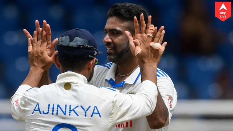Ind vs WI 2nd Test: India declare at 181/2, West Indies still need 289 runs with 8 wickets in hand Ind vs WI: ঈশানের হাফসেঞ্চুরির পরই ডিক্লেয়ার রোহিতের, ওয়েস্ট ইন্ডিজ়ের ২ উইকেট তুলে চাপ বাড়াল ভারত