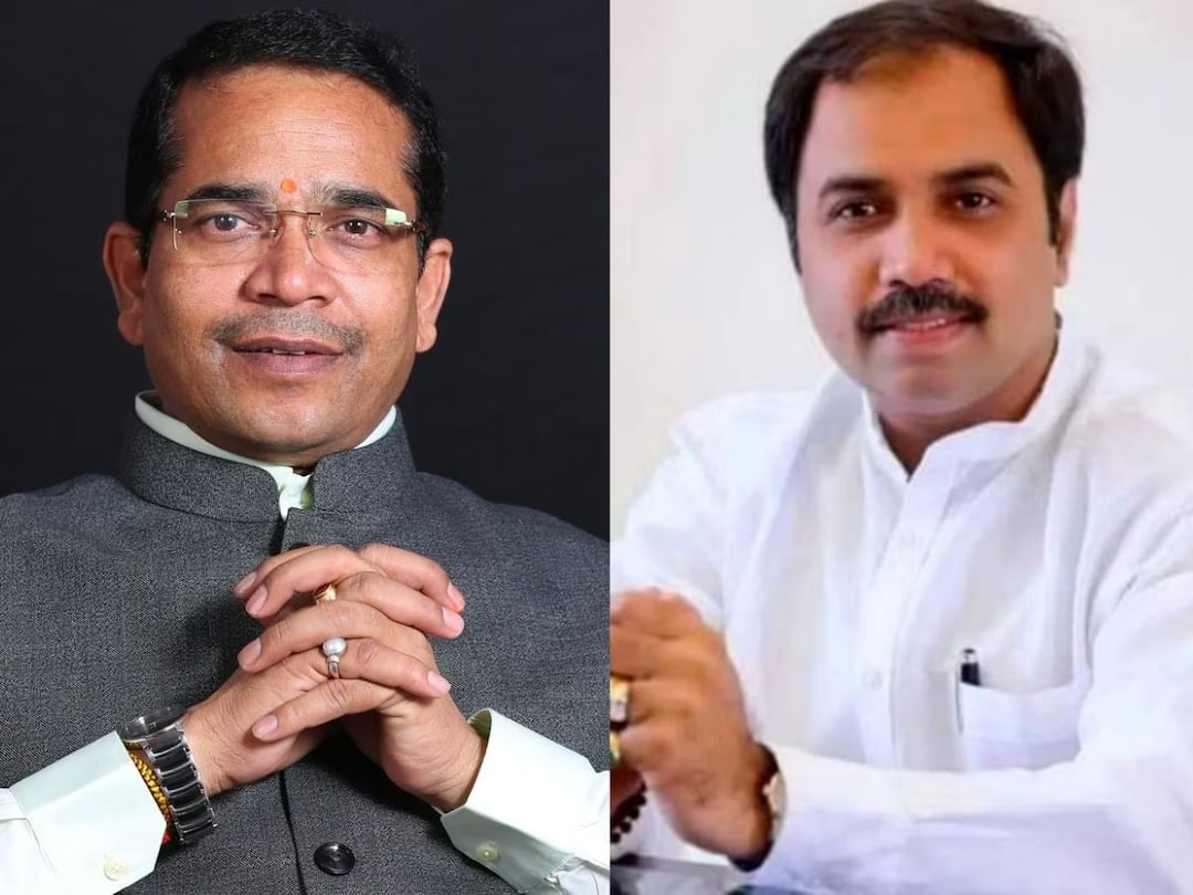 latur bjp crisis mla abhimanyu pawar sambhaji patil nilangekar on tahsil office marathi news Latur : लातूर भाजपमध्ये वाद कायम, आता अप्पर तहसील कार्यालयावरून संभाजी पाटील निलंगेकर आणि अभिमन्यू पवार पुन्हा एकदा आमने-सामने