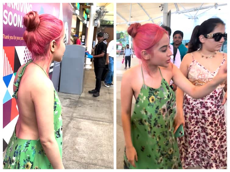 Video: Uorfi Javed Says  'Aap Ke Baap Ka Kuch' To A Man At The Airport After He Criticised Her Clothes 'Aap Ke Baap Ka Kuch...': Uorfi Javed Fights With A Man At The Airport After He Criticised Her Clothes - Watch Video