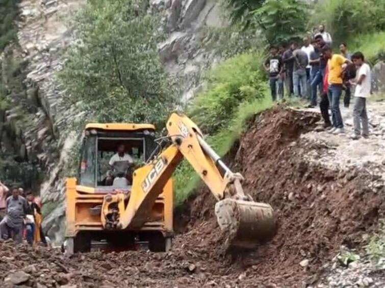 Gadsa Valley Region Clouburst Himachal Pradesh Kullu Houses Wash Away Debris WATCH: Himachal Officials Launch Op To Clear Debris As Cloudburst Damages Several Homes In Gadsa Valley