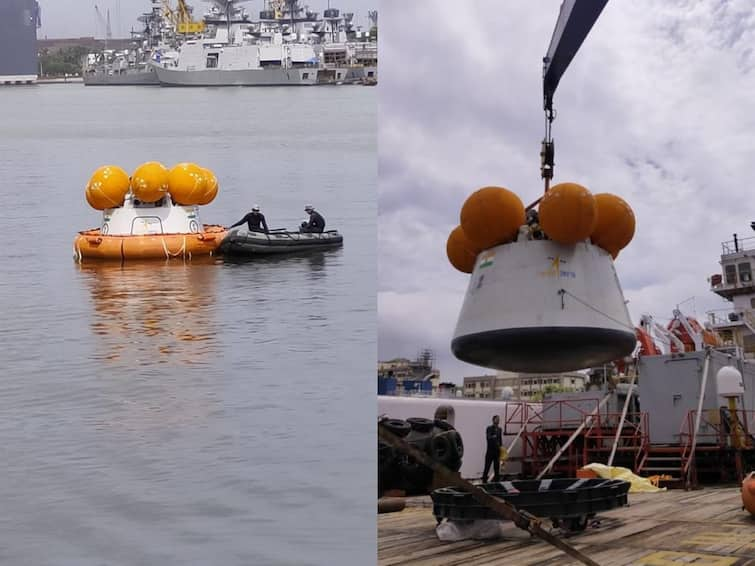 Gaganyaan ISROs Next Mission Successfully Completes Recovery Trials Moves to Next Phase Gaganyaan Mission: గగన్‌యాన్ మిషన్‌లో కీలక ముందడుగు, రికవరీ ట్రయల్స్ విజయవంతం