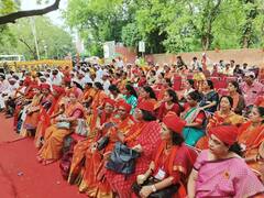 मराठा आरक्षणासाठी दिल्लीत आंदोलन; सुदर्शन नच्चीअप्पन समितीच्या शिफारशींनुसार आरक्षण देण्याची मागणी