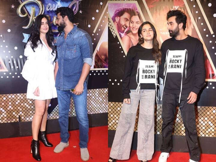 Rocky And Rani Ki Prem Kahani Premiere: रॉकी और रानी की प्रेम कहानी का प्रीमियर हुआ जिसमें इंडस्ट्री के तमाम सितारे रणवीर सिंह और आलिया भट्ट की फिल्म का लुत्फ उठाने पहुंचे. ऐसे में कैटरीना कैफ भी आईं