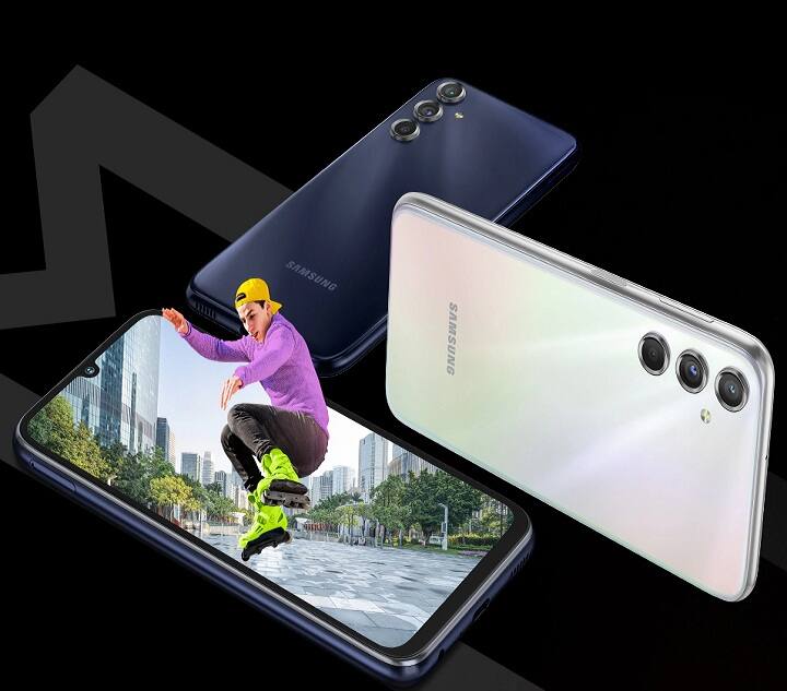Samsung Galaxy M34 5G: यह स्मार्टफोन 6000mAh बैटरी से लैस है. अमेजन पर 8GB+128GB वैरिएंट वाले इस हैंडसेट की कीमत फिलहाल 20,999 रुपये है. रीयर में 50MP+8MP+2MP कैमरा सेट अप है. सेल्फी के लिए 13MP कैमरा है.
