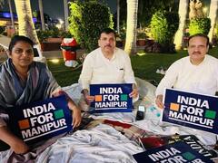 राज्यसभा से संजय सिंह का निलंबन, खुले आसमान के नीचे विपक्षी सांसदों ने काटी रात, देखें तस्वीरें