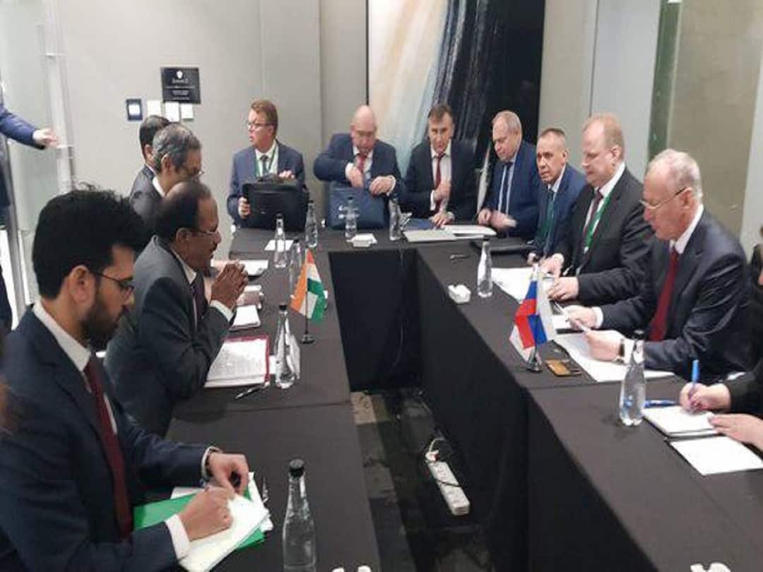 NSA Ajit Doval Holds Meetings With Russian, Iranian Counterparts In Johannesburg NSA Ajit Doval Holds Meetings With Russian, Iranian Counterparts In Johannesburg
