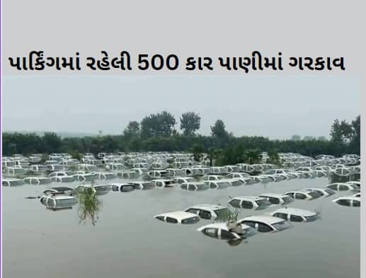 Viral Video increase water level Hindon River Ecotech 3 submerged many vehicles got stuck watch   Viral Video: હિંડોન નદીના પાણીનો પ્રકોપ, નોઈડામાં પાર્કિંગમાં રહેલી 500 કાર પાણીમાં ગરકાવ