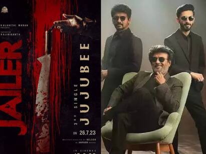 Actor Rajinikanths Jailer Movie 3rd Song Jujubee Released date announced Jailer Update: இதெல்லாம் எனக்கு ‘ஜூஜூபி’ .. அமர்க்களமாக வெளியாகும் ஜெயிலர் படத்தின் 3வது பாடல்.. எப்போ தெரியுமா?