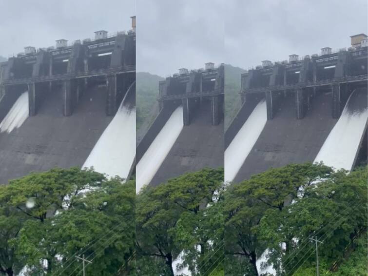sangli rain update 2465 cusec discharge from Chandoli Dam into Warna River while Krishna level fixed at 18 feet Sangli Rain Update: चांदोली धरणातून 2465 क्युसेकने वारणा नदीपात्रात विसर्ग सुरू; कृष्णा नदीची पाणी पातळी 18 फुटांवर स्थिर