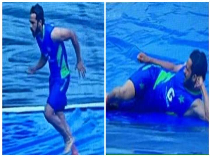 Watch Video: ஹை.. ஜாலி.. குழந்தையாகவே மாறுனேன் மொமெண்ட்.. மழையில் ஆட்டம் போட்ட பாகிஸ்தான் வீரர்..!