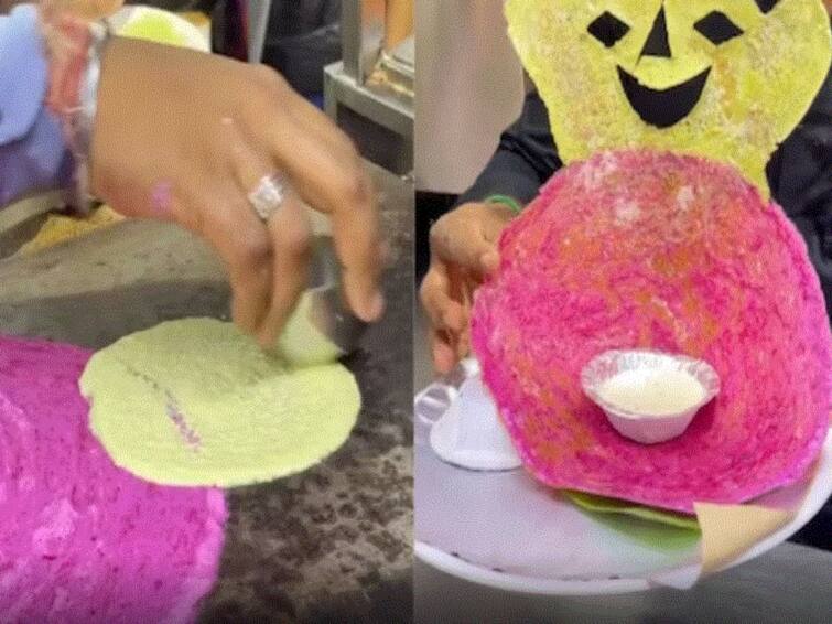 Street Food Vendor Makes Colourful 'Panda Dosa', Internet Gives Mixed Reaction Street Food Vendor Makes Colourful 'Panda Dosa', Internet Gives Mixed Reaction