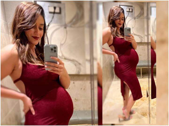 Ileana Dcruz posts mirror selfie of her full grown baby bump Ileana Full Baby Bump : ఇలియానా నిండు గర్భం - దగ్గరలో డెలివరీ డేట్!
