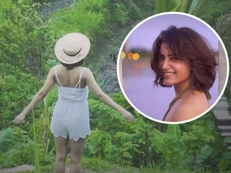 Samantha Ruth Prabhu flaunts new haircut explores wilderness in Bali amid year after acting break Samantha Ruth Prabhu : अभिनय क्षेत्रातून ब्रेक घेतल्यानंतर समंथा काय करतेय? अभिनेत्रीच्या नव्या लूकची चर्चा