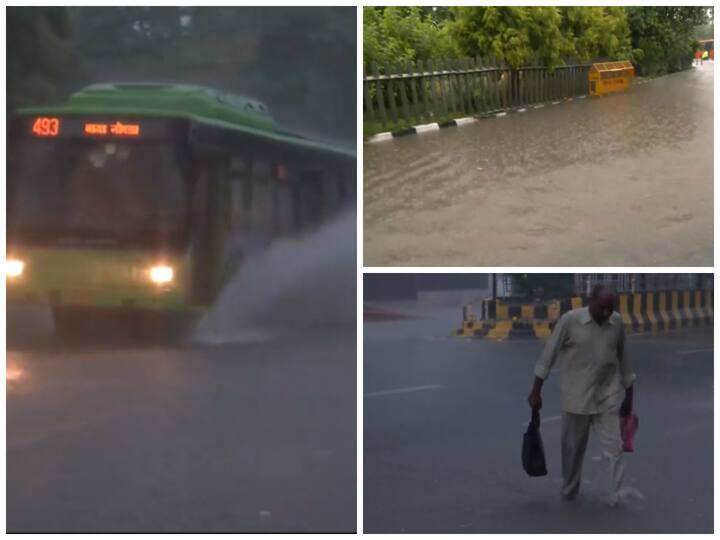 Parts of Delhi-NCR woke up to a heavy downpour on Wednesday morning. This comes after the India Meteorological Department stated that the region can expect light to moderate downpours from July 25.