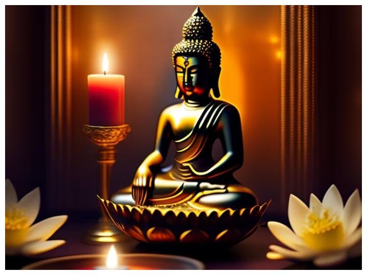 Gautam Buddha Hair Story Snails on head of Buddha and they are not hair