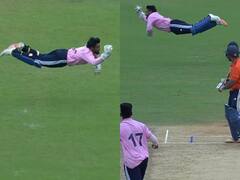 पंजाब किंग्स के विकेटकीपर ने एक हाथ से पकड़ा गज़ब फ्लाइंग कैच! वीडियो देख आपके भी उड़ जाएंगे होश