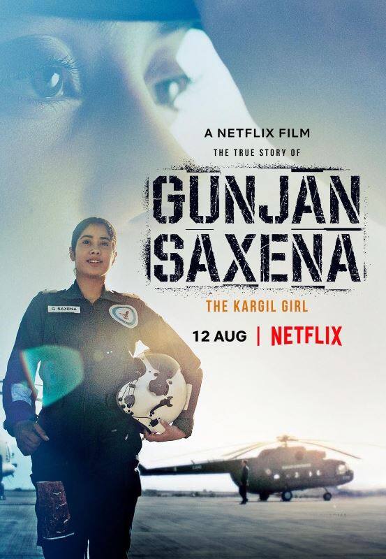 'Gunjan Saxena', the 2020 Netflix film starring Jahnvi Kapoor, Angad Bedi and Pankaj Tripathi, tells the story of an ambitious Indian Air Force pilot and the difficulties she faced due to her age as a fighter pilot in the Indian army during the Kargil war