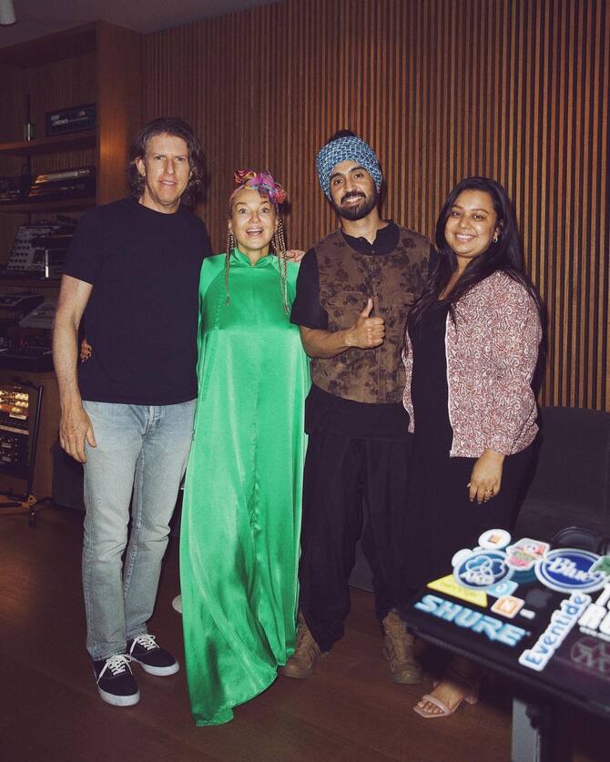 Diljit Dosanjh gushes over Australian musician Sia's 'happy vibes', hugs  her in latest photos