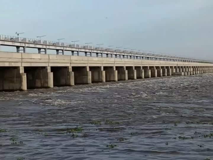 Due to lack of rain water supply in Amaravati river is stopped TNN Amaravati River: மழை குறைந்ததால் அமராவதி ஆற்றில் தண்ணீர் திறப்பு நிறுத்தம்