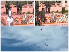 Kargil Viay Diwas: Defence Minister Rajnath Singh, 3 Service Chiefs Pay Tribute To War Heroes— IN PICS