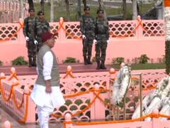 Kargil Viay Diwas: Defence Minister Rajnath Singh, 3 Service Chiefs Pay Tribute To War Heroes— IN PICS