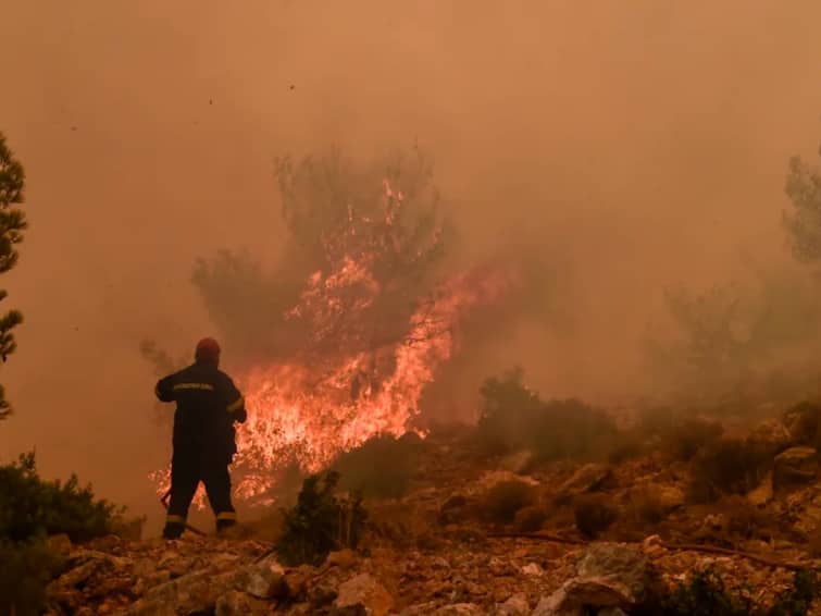 Greece Blaze Declared Largest Wildfire Ever Recorded In European Union Greece Blaze Declared 'Largest Wildfire Ever Recorded' In European Union