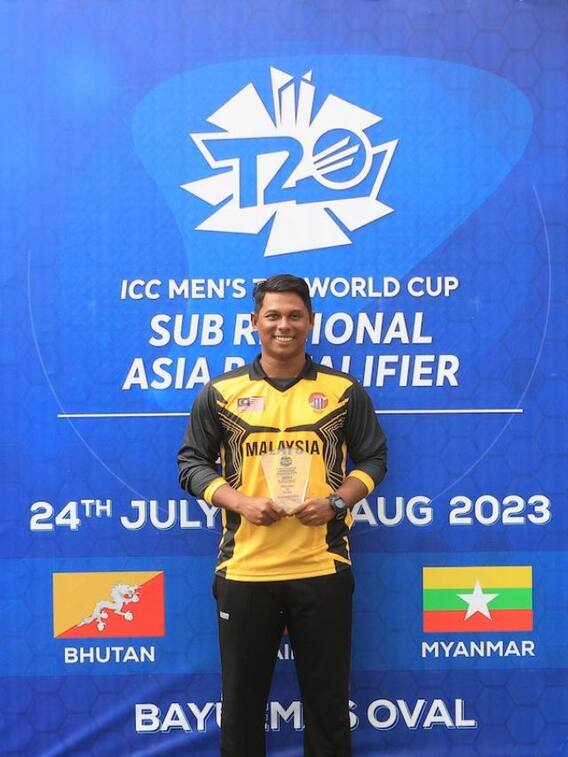 23 ரன்களுக்கு சுருண்ட சீனா..7 விக்கெட்டை எடுத்து உலக சாதனை படைத்த சியாஸ்ருல்!