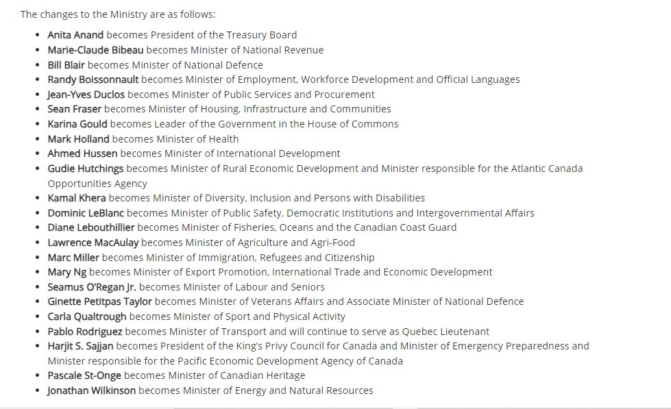 Canadian PM Reshuffles Cabinet: ਟਰੂਡੋ ਦੀ ਕੈਬਨਿਟ 'ਚ ਵੱਡਾ ਫੇਰ ਬਦਲ, ਜਾਣੋ ਕਿੰਨੇ ਪੰਜਾਬੀ ਬਣੇ ਮੰਤਰੀ