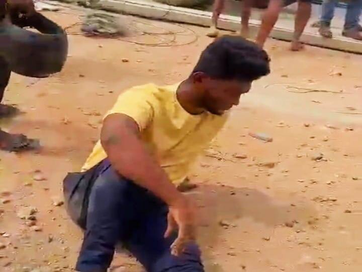 Due to the negligence of the electricity department in Madurai, a judo player's ankle was crushed in an accident TNN மதுரையில் மின்வாரியத்துறை  அலட்சியத்தால் ஜூடோ விளையாட்டு வீரரின் கணுக்கால் நொறுங்கி விபத்து