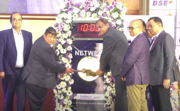 The Netweb Technologies IPO was listed on the stock market today at 88 percent premium Netweb Technologies IPO: નેટવેબ ટેક્નોલોજિસ આઈપીઓનું બમ્પર લિસ્ટિંગ, સ્ટોક 89% પ્રીમિયમ પર થયો લિસ્ટ