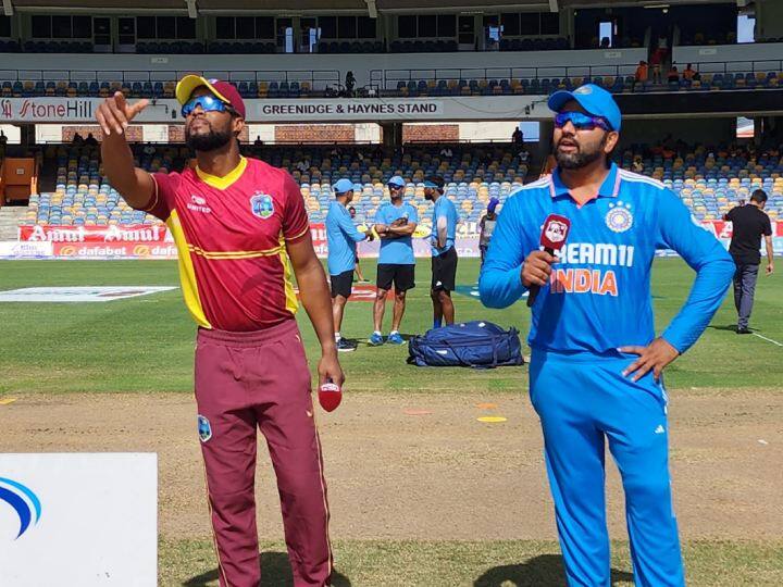 West Indies vs India, 1st ODI India have won the toss and have opted to field IND vs WI: வெஸ்ட் இண்டீஸ்க்கு எதிரான முதலாவது ஒருநாள் போட்டி; டாஸ் வென்ற இந்தியா பந்து வீச முடிவு